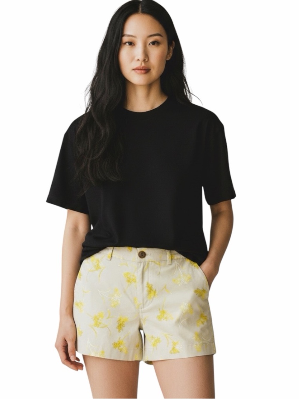 Gap Printed Tailored Bermuda Shorts